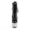 Pleaser - ADORE1020G Bottes de plateforme, Pole dance chaussures - Chaussures de pole dance - Noir/Couleur argent Product image